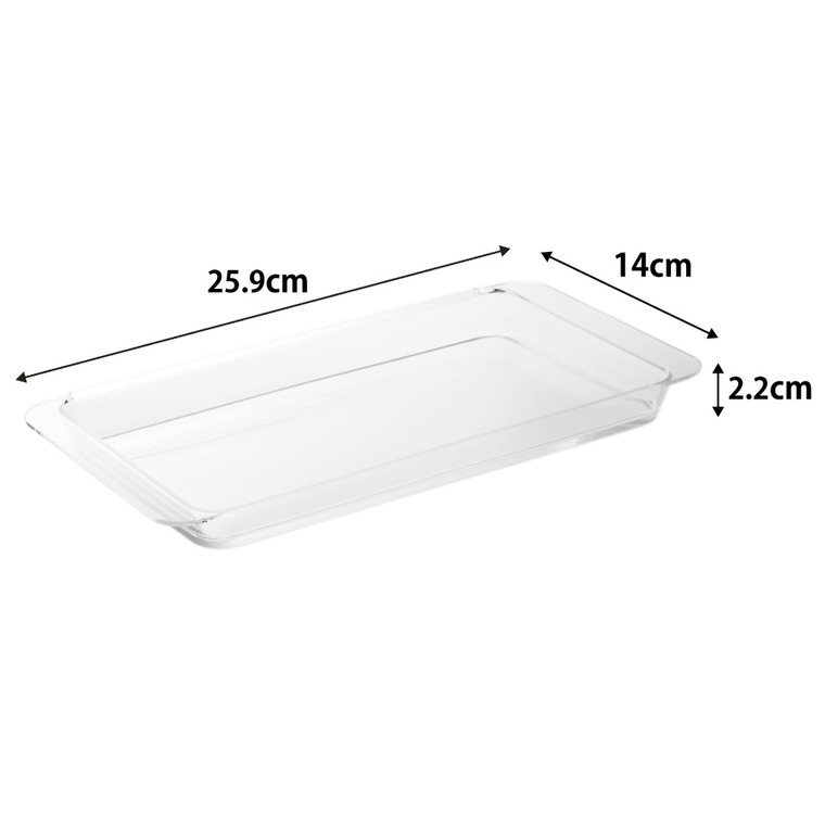 tower 電子レンジ対応連結できる洗いやすい下ごしらえ調理トレー タワー 浅型 2個組 クリア 山崎実業 10336