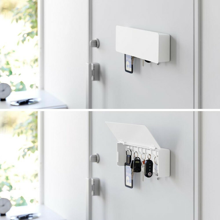 tower マグネットキーフック タワー ロング 山崎実業 10342 10343 ホワイト ブラック / ブラック