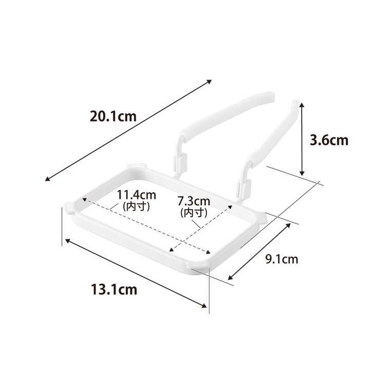 tower 蛇口にかける水切りネットホルダー タワー 10515 10516 / ホワイト