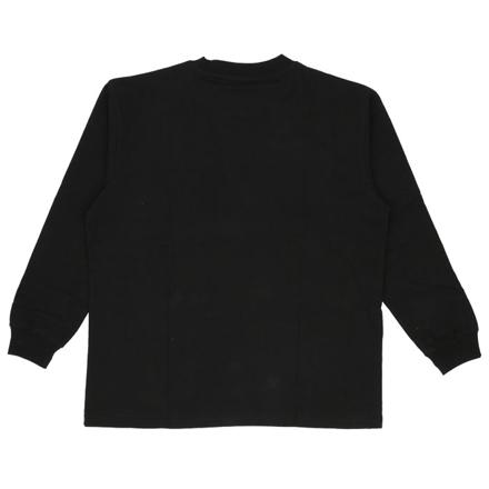 BALL ヘビーウエイト ワッペンポケット付き 長袖Tシャツ LLサイズ BLACK1