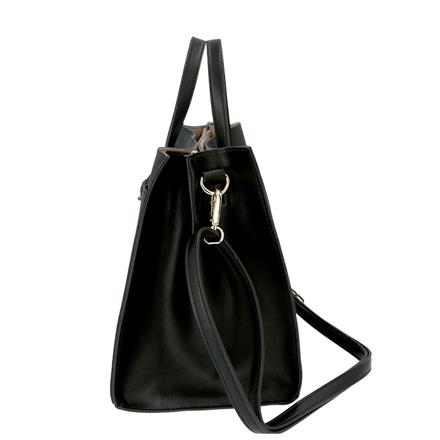 cache cache カシュカシュ パーティションミニトート ネイビーブラウン