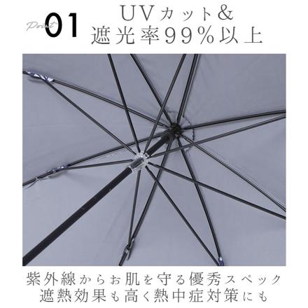 河馬印本舗 晴雨兼用長傘 花（金糸雀色/かなりあいろ）