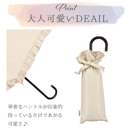 Mini PU Coating Parasol クラシックフリル.BK