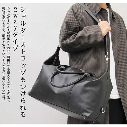 REGiSTA Saffiano BoSton Bag ボストンバッグ BLACK