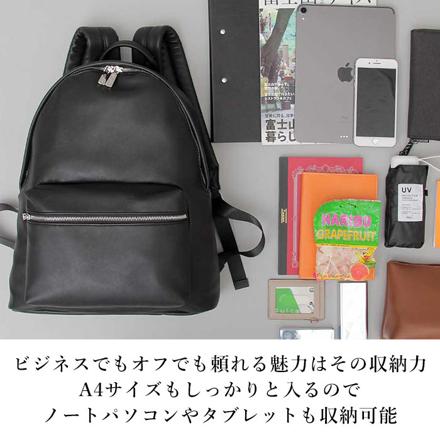 REGiSTA Pu-Leather DayPack リュック BLACK-A