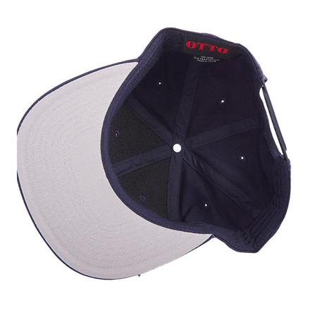 オット OTTO #125-1038 Cotton Twill Round Flat Visor SNAPBACK 5.グレー