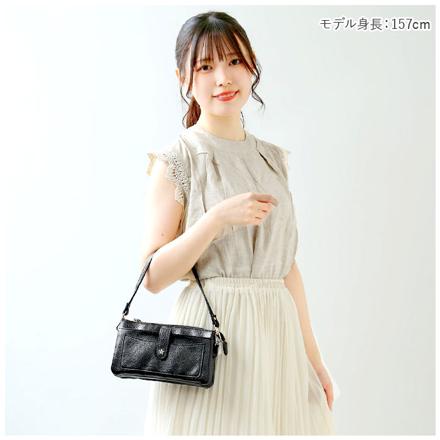 Pisoraro ピソラロ スターシュリンク ウォレットバッグ CHOCO