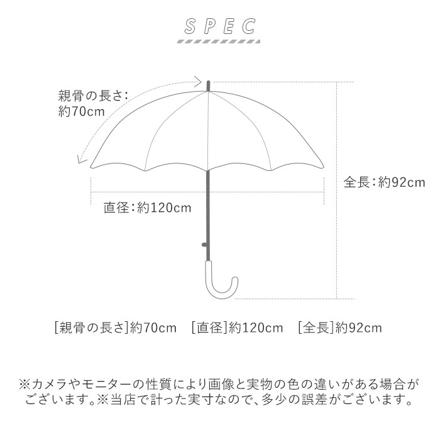 さかさかさ 70cm ジャンプ傘 skm70418chチェックネイビー