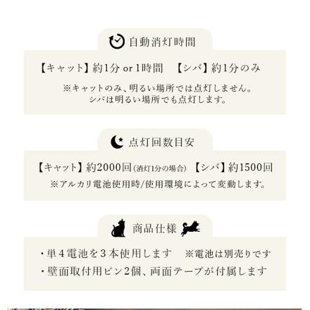 CAT Wall Light(キャットウォールライト ) 07.けづくろい