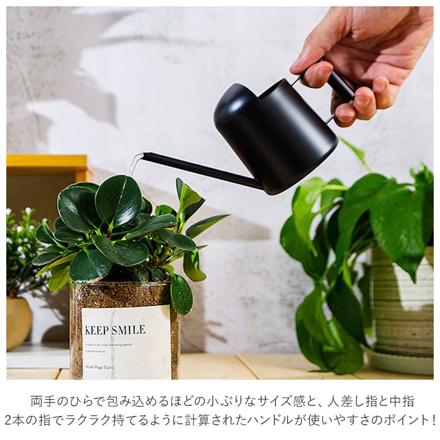 ミニじょうろ おしゃれ ysh300 グリーン