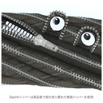 ジップイット zipit ペンケース ZP-ZTM-CMP ZP-ZTM-MEMP クリアモンスター.イエロー