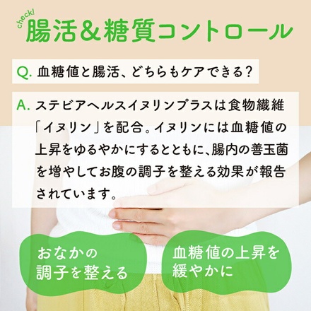日本リコス ステビアヘルス イヌリンプラス 100g袋×6袋入×(2ケース)|嗜好品 甘味料 調味料 低カロリー
