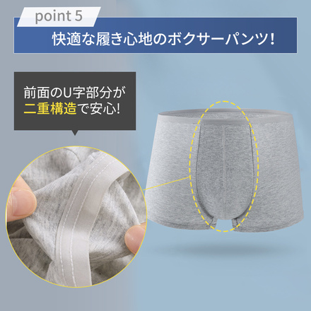 mitas 使い捨て ボクサー パンツ メンズ 10枚入り XXLサイズ TN-DPMN-GY-XXL