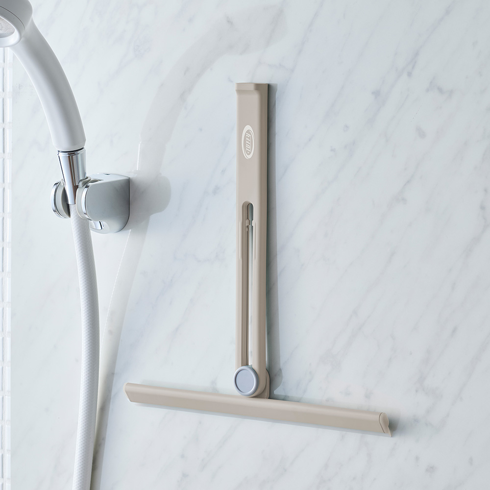 Toffy マグネットスキージー折りたたみ式 CL-MSQ2-GE グレージュ