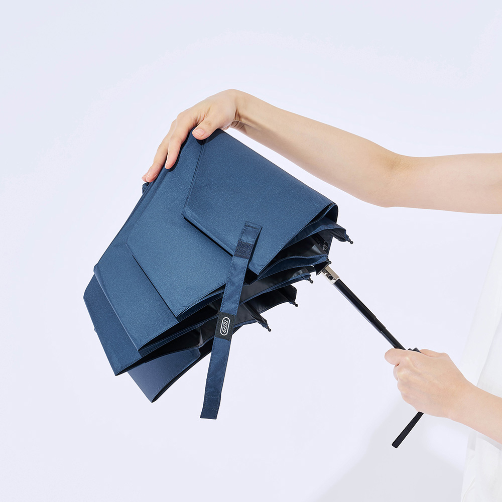 Toffy サンマスター 瞬納UV自動開閉傘〈晴雨兼用〉 HUL4-NV ネイビー