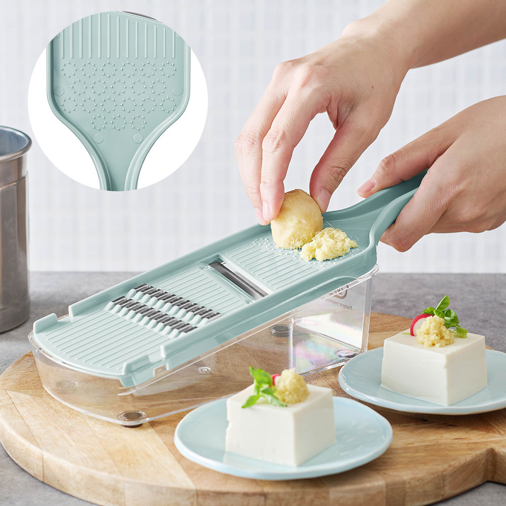 Toffy 両面ハンディスライサー ペールアクア K-HC15-PA