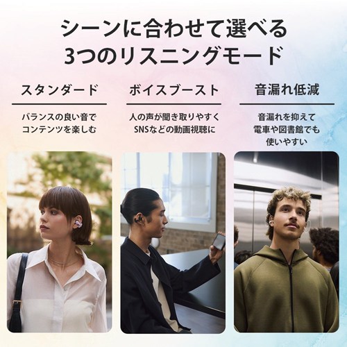 ソニー SONY ソニー LinkBuds Clip WF-LC900 BZ ブラック ワイヤレスイヤホン イヤーカフ型 オープンイヤー Bluetooth 最大37時間 再生