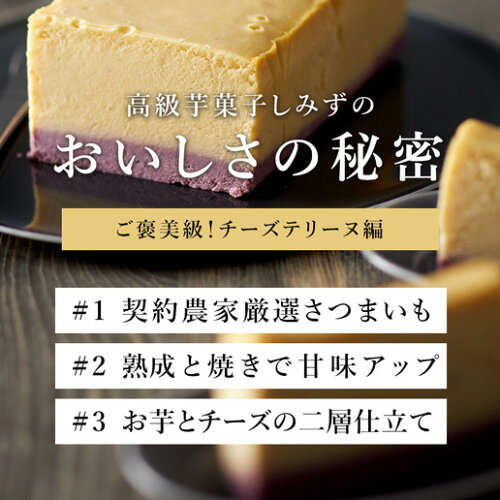 鹿児島県産 芋チーズテリーヌ １本 しみずの芋菓子