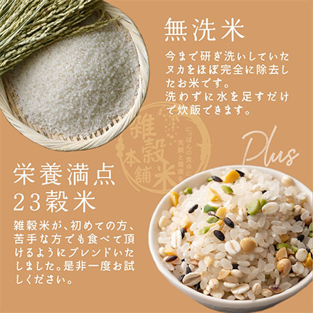 【無洗米雑穀】栄養満点23穀米 4.5kg(450g×10袋)