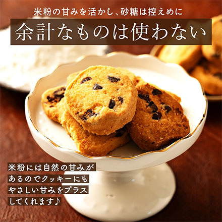 【贅沢米粉】グルテンフリークッキー チョコチップ【1袋】100g[約10枚]