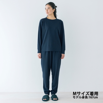  Recoverypro Lab. 疲労回復ウェア【上下セット（長袖・ロングパンツ）／Mサイズ】ネイビー