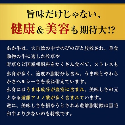 あか牛（和牛） セレブハンバーグステーキ 4個 （100g×4個）