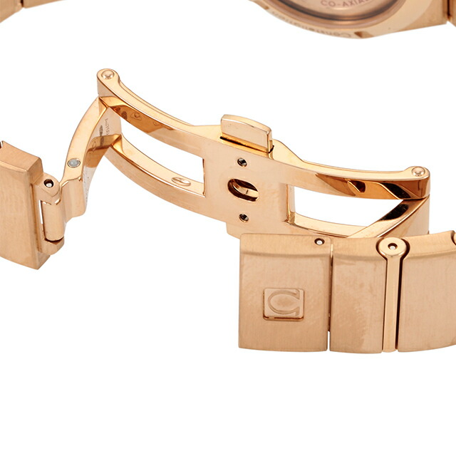 オメガ コンステレーション 27mm 自動巻き 腕時計 レディース ダイヤモンド OMEGA 123.55.27.20.55.006 アナログ レッド レッドゴールド 赤 スイス製 高級 ブランド おしゃれ 防水 プレゼント 女性 実用的