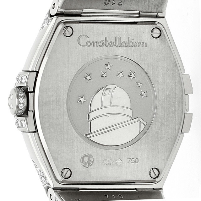 オメガ コンステレーション 28mm クォーツ 電池式 腕時計 レディース OMEGA 123.55.27.60.55.012 アナログ ホワイトゴールド 白 スイス製 高級 ブランド おしゃれ 防水 プレゼント 女性 実用的