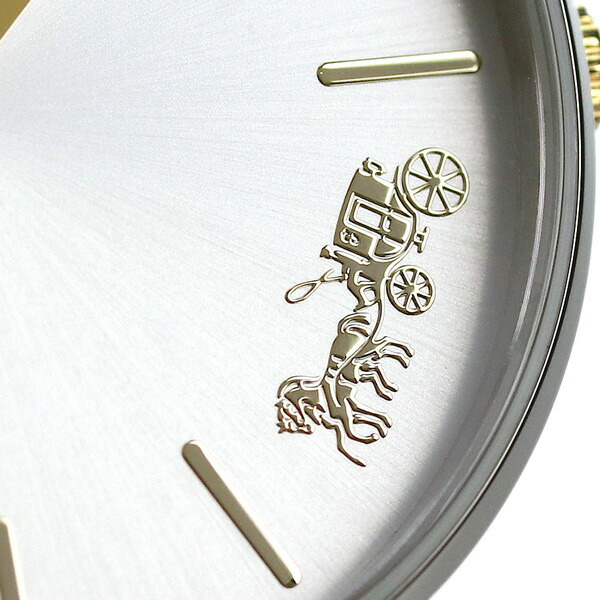 コーチ COACH 時計 レディース 14503157 ペリー 36mm 腕時計 シルバー×メタリックグレージュ