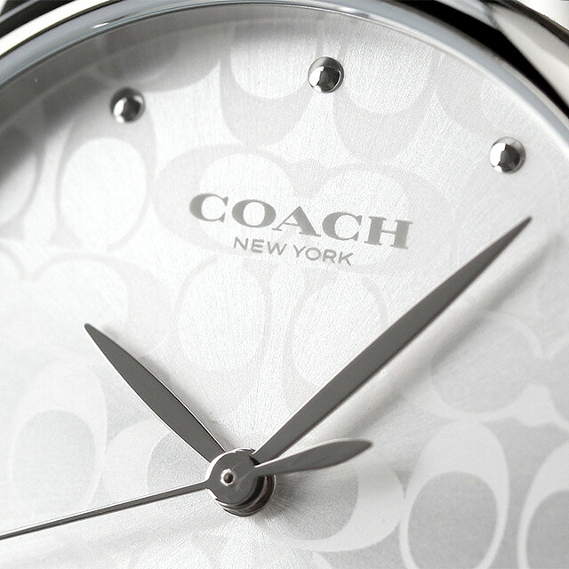 コーチ クオーツ 腕時計 レディース 革ベルト COACH 14503405 アナログ シルバー ブラウン ブランド おしゃれ 防水 軽い 華奢 かわいい プレゼント 女性 実用的