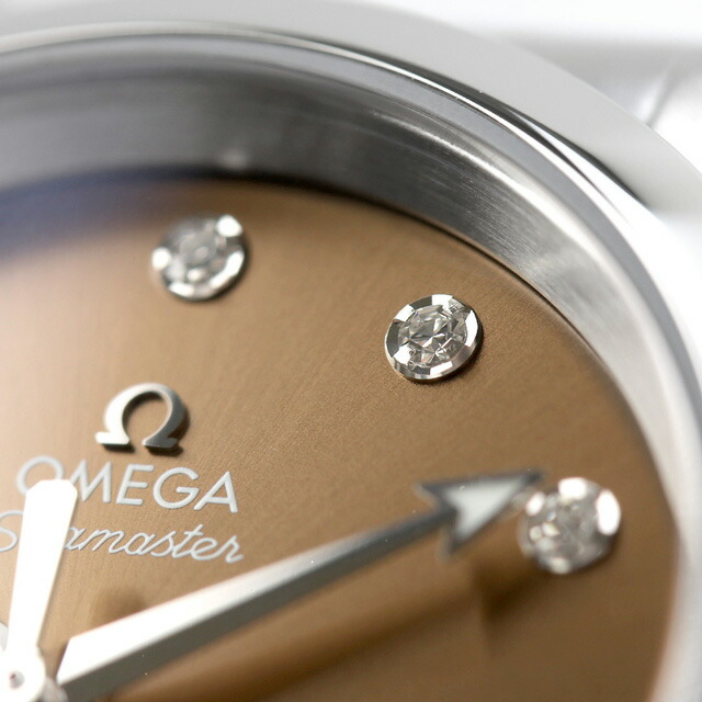 オメガ シーマスター アクアテラ 150M 34mm 自動巻き 腕時計 レディース ダイヤモンド OMEGA 220.10.34.20.63.001 アナログ ブラウン スイス製 高級 ブランド おしゃれ 防水 プレゼント 女性 実用的