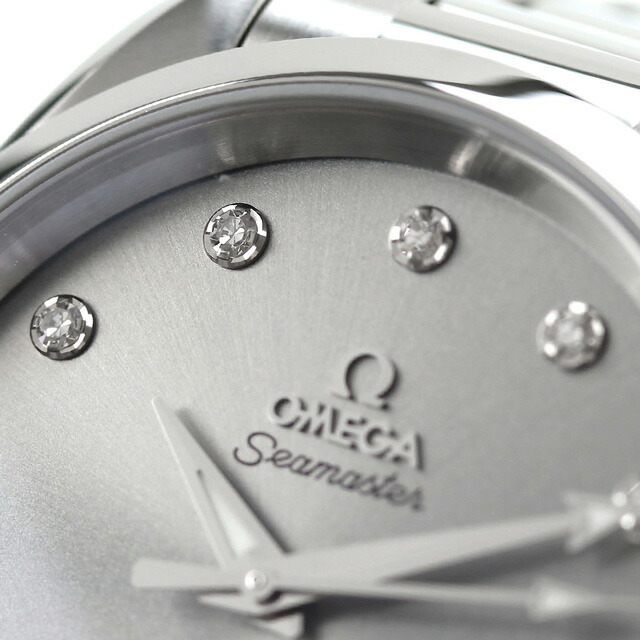 オメガ シーマスター アクアテラ 150M 38mm 自動巻き 腕時計 レディース ダイヤモンド OMEGA 220.10.38.20.56.001 アナログ グレー スイス製 高級 ブランド おしゃれ 防水 プレゼント 女性 実用的