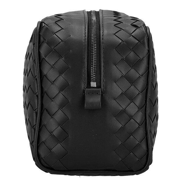ボッテガ・ヴェネタ セカンドバッグ メンズ BOTTEGA VENETA イントレチャート 244706-V47W1 ブラック ビジネス 軽量 小さめ ミニバッグ ブランド 高級 おしゃれ プレゼント 男性 実用的 かっこいい