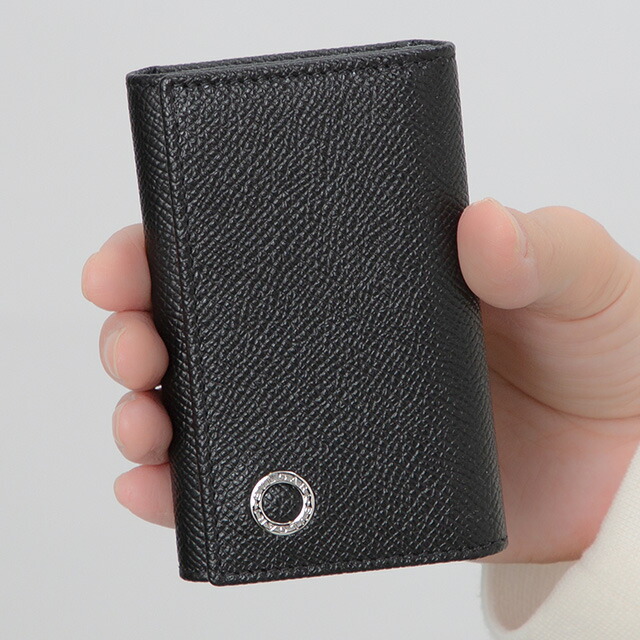 ブルガリ キーケース メンズ BVLGARI 282234 BLK ブラック ブランド 高級 おしゃれ プレゼント 実用的
