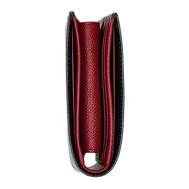 ブルガリ 二つ折り財布 二折財布 メンズ ブランド BVLGARI 288273 BLK ブラック/レッド