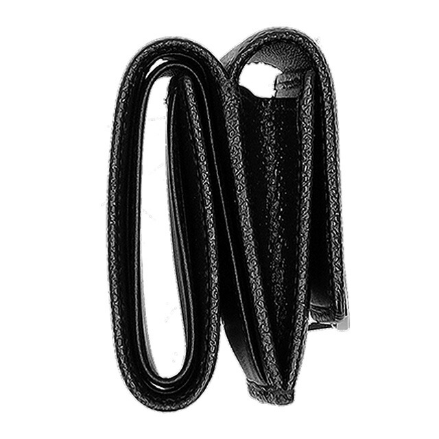 ブルガリ 三つ折り財布 レディース ブランド BVLGARI 288648 BLK ブラック ウォレット 高級 おしゃれ プレゼント 実用的