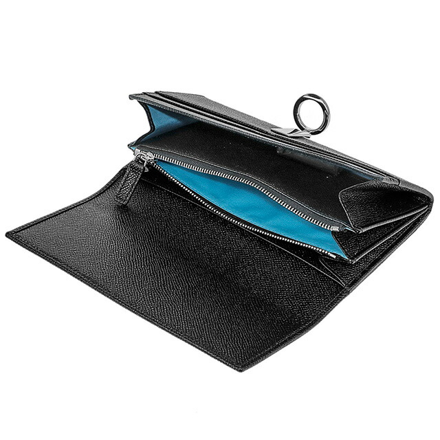 ブルガリ 長財布 メンズ レディース BVLGARI レザー 30414GRAIN BLK ブラック ウォレット ブランド 高級 おしゃれ プレゼント 実用的