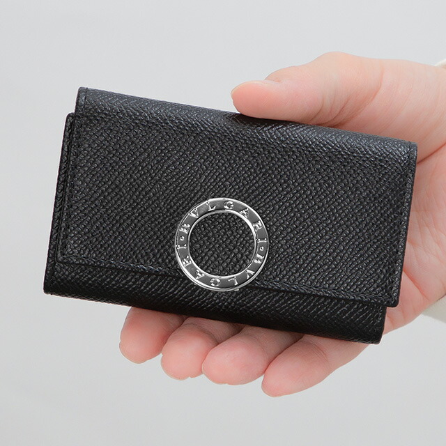 ブルガリ キーケース メンズ レディース BVLGARI レザー 30422GRAIN BLK ブラック ブランド 高級 おしゃれ プレゼント 実用的