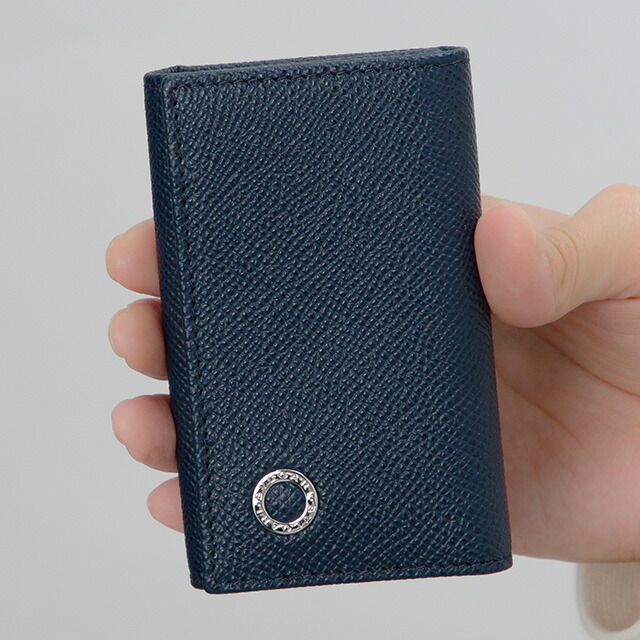 ブルガリ キーケース メンズ BVLGARI 39318 DSAP ネイビー ブランド 高級 おしゃれ プレゼント 実用的