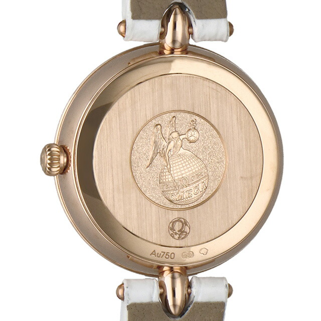 オメガ デ・ヴィル プレステージ デュードロップ 27mm クォーツ 電池式 腕時計 レディース ダイヤモンド OMEGA 424.58.27.60.55.002 アナログ ホワイトシェル ホワイト 白 スイス製 高級 ブランド おしゃれ 防水 軽い 華奢 プレゼント 女性 実用的