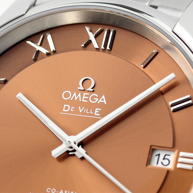 オメガ デビル アワービジョン 41mm 自動巻き 腕時計 メンズ OMEGA 433.10.41.21.10.001 アナログ ブラウン スイス製 高級 ブランド おしゃれ 防水 プレゼント 男性 実用的