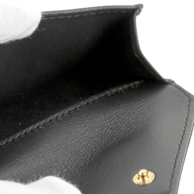 ヴィヴィアン ウエストウッド 三つ折り財布 コンパクト 三折財布 レディース ブランド Vivienne Westwood SAFFIANO 革 レザーウォレット 小銭入れあり ロゴ 51150009 L001N N403 BLACK GOLD ビビアン 高級 おしゃれ プレゼント 実用的