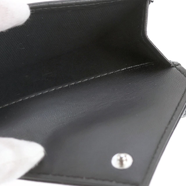 ヴィヴィアン ウエストウッド 三つ折り財布 コンパクト 三折財布 レディース ブランド Vivienne Westwood PU GRAIN 革 レザーウォレット 小銭入れあり ロゴ 51150009 S000D N403 BLACK ビビアン 高級 おしゃれ プレゼント 実用的