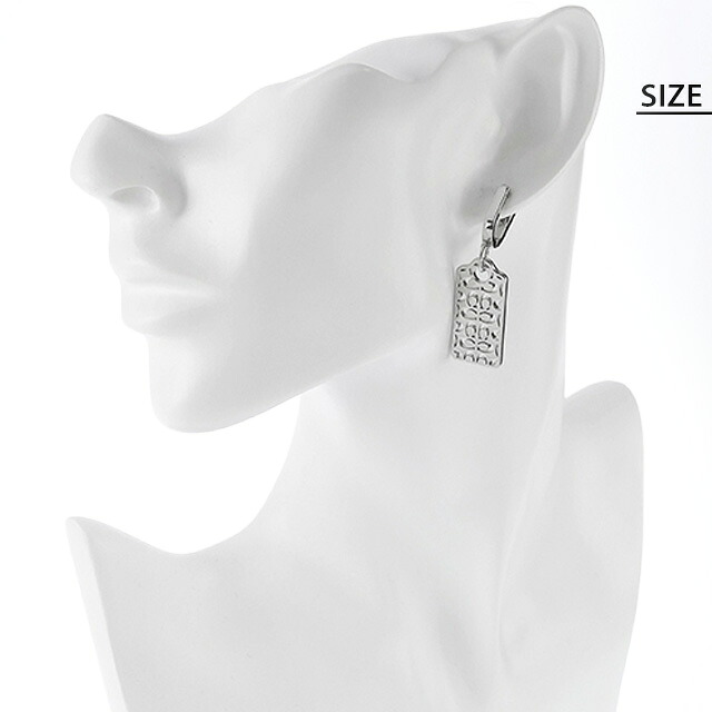 コーチ ピアス レディース ブランド COACH フープ 両耳用 517770RHO030 シルバー アクセサリー