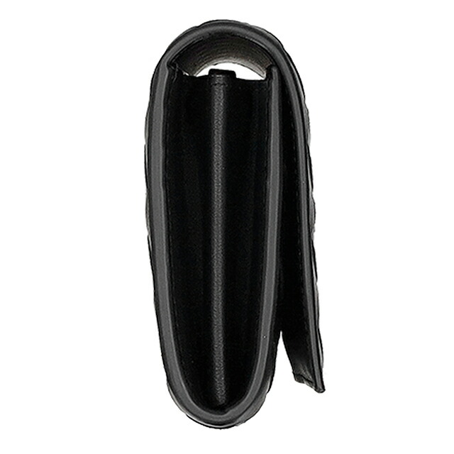 ボッテガ・ヴェネタ 二つ折り財布 二折財布 レディース ブランド BOTTEGA VENETA 666935-V3UH2 8425 ブラック/ゴールド ウォレット 高級 おしゃれ プレゼント 実用的