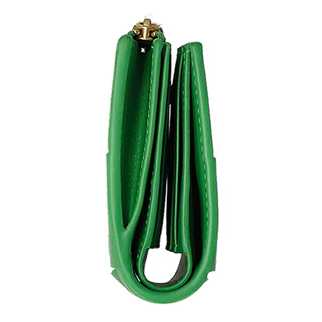 ボッテガ・ヴェネタ 二つ折り財布 二折財布 レディース ブランド BOTTEGA VENETA Italy 742698-V3UO3 3722 グリーン