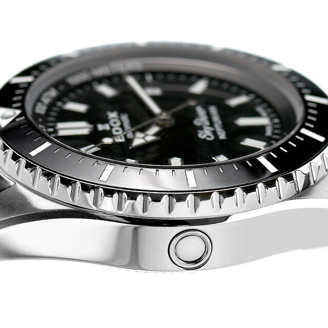 エドックス スカイダイバー ネプチュニアン オートマティック 自動巻き 腕時計 メンズ EDOX 80120-3NM-NIN アナログ ブラック 黒 スイス製 ブランド おしゃれ 防水 プレゼント 男性 実用的