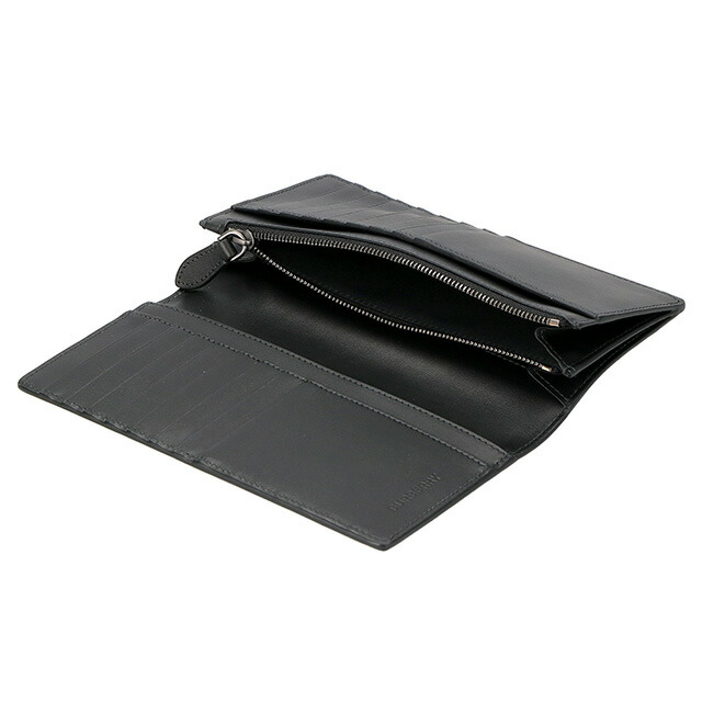 バ－バリ－ 長財布 メンズ BURBERRY チェック 8070199 ブラック ウォレット ブランド 高級 おしゃれ プレゼント 実用的