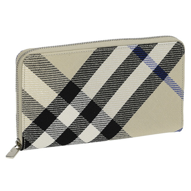 バ－バリ－ 長財布 メンズ BURBERRY チェック 8087323 ベージュ ウォレット ブランド 高級 おしゃれ プレゼント 実用的