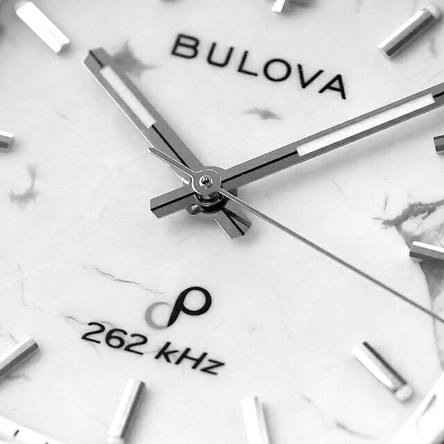 ブローバ スーパーセビーユ プレシジョニストクォーツ 腕時計 ブランド メンズ BULOVA 96A344 アナログ マグネサイト 白 おしゃれ 防水 プレゼント 男性 実用的
